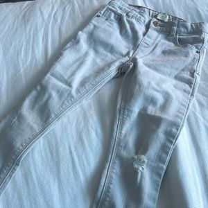 Zara Baby Grey White Denim Jeans Size 3-4 Years